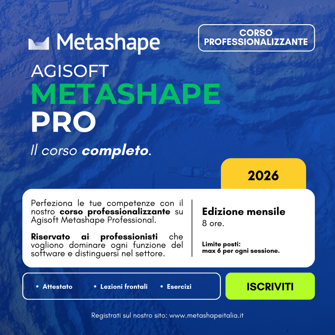 Corso Professionalizzante su Agisoft Metashape Professional - immagine 2